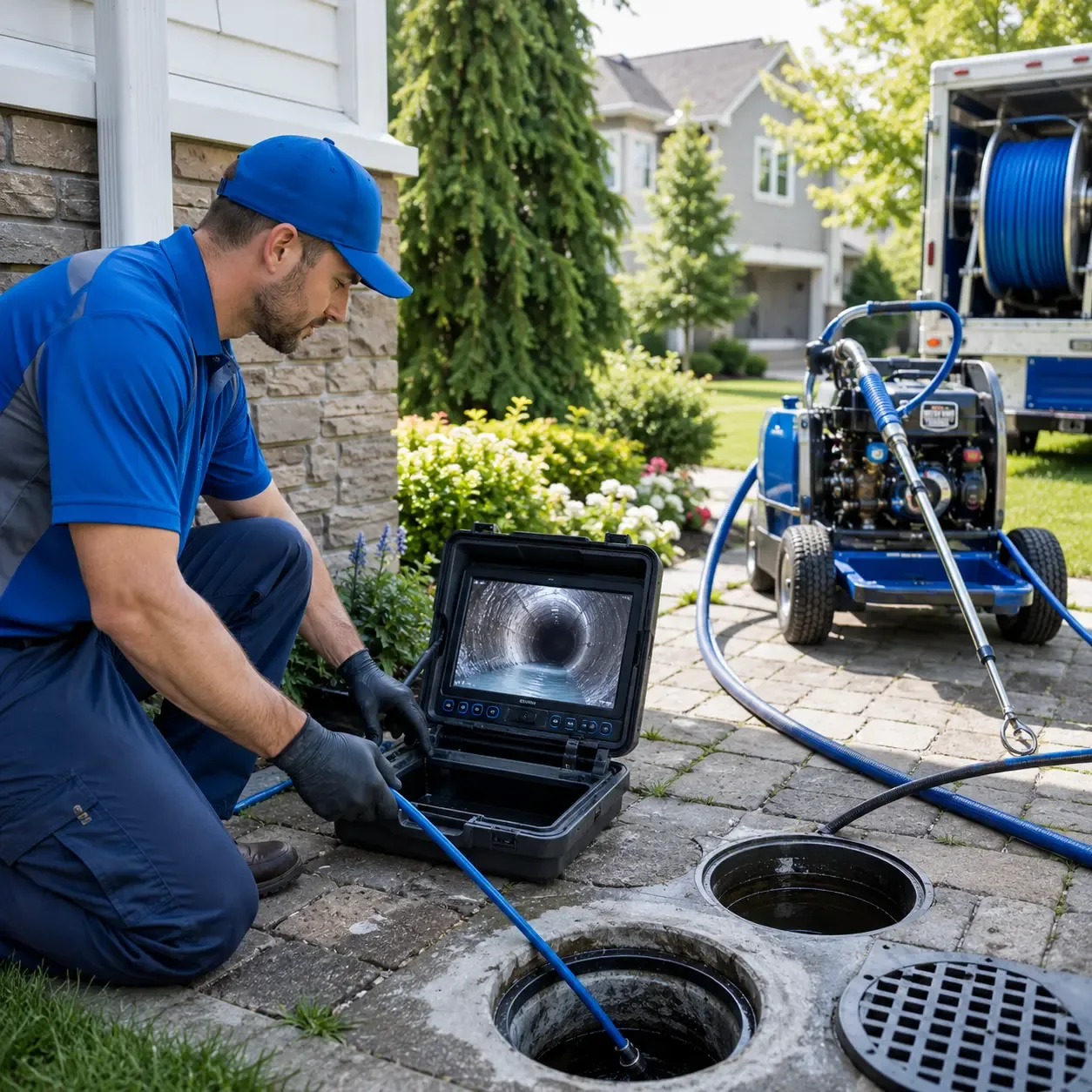 Outdoor drain cleaning professionals serving Scranton, IA